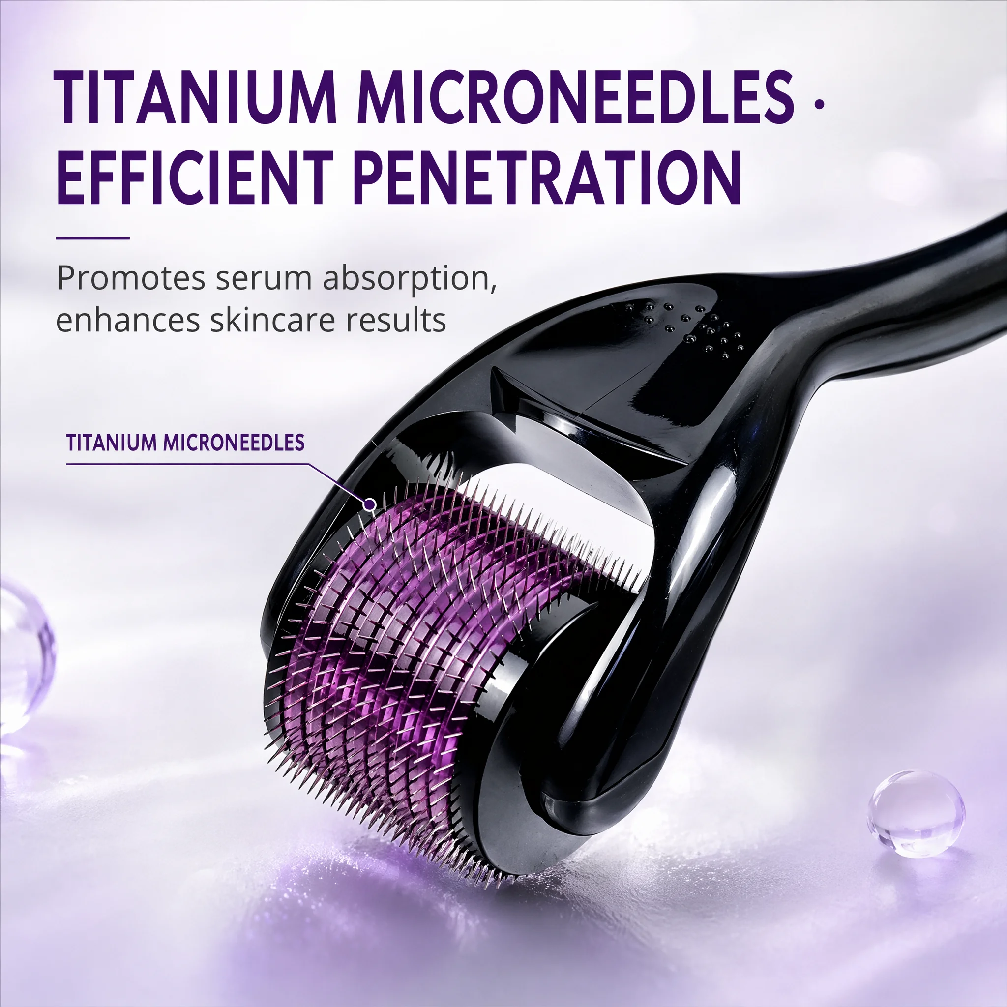 Derma Roller 0.25 - 540 Titanium Derma Roller 0.2/0.25/0.3mm Micro
