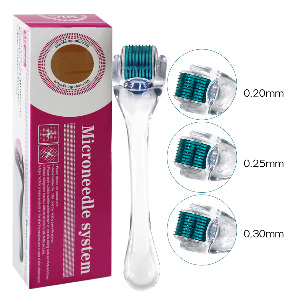 Derma Roller 0.25 - Transparent Derma Roller 0.2/0.25/0.3mm Microneedling DRS