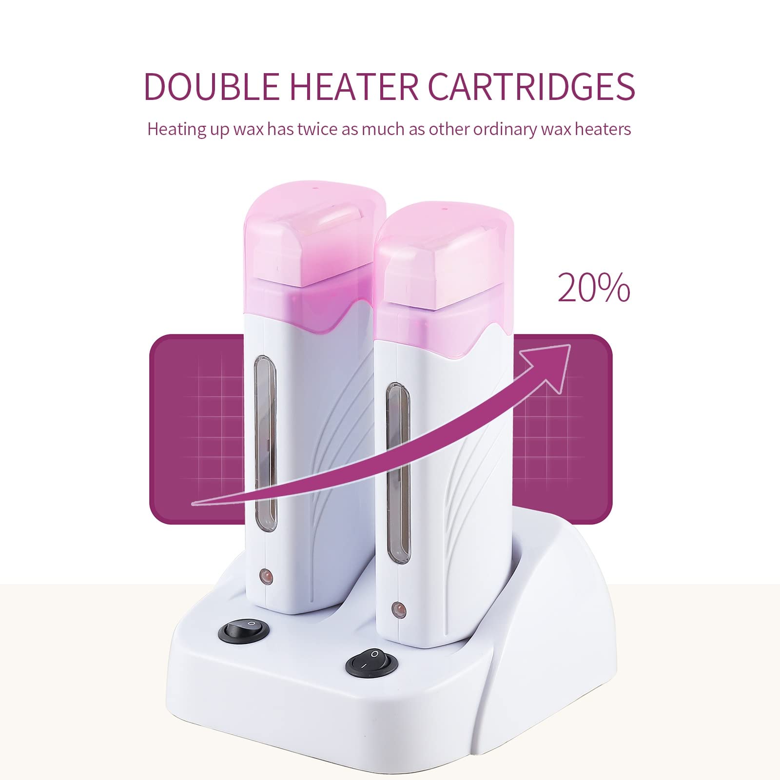 Double Seat Hair Removal Rolle - Waxing Kit Home recensie en prijs