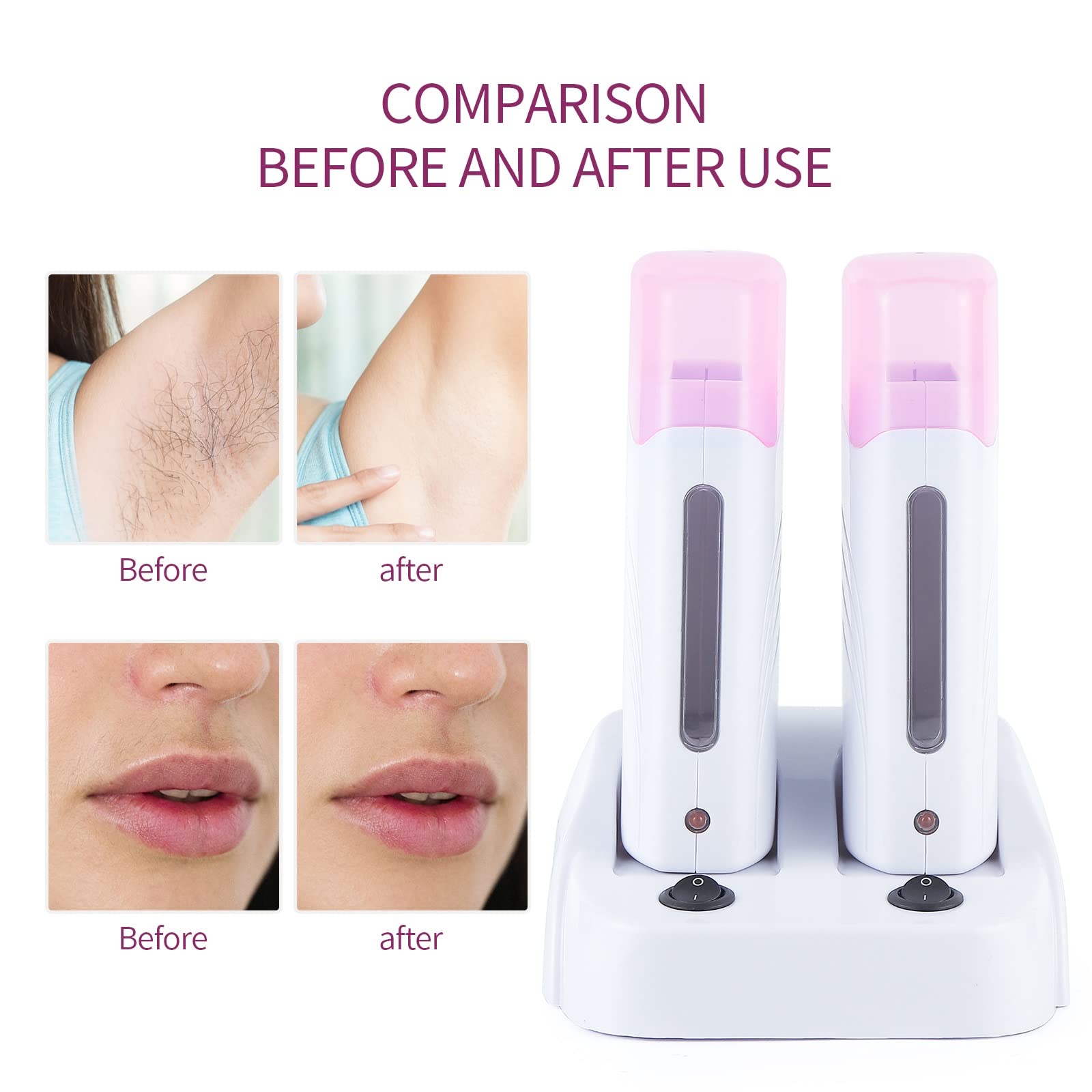 Double Seat Hair Removal Rolle - Waxing Kit Home recensie en prijs