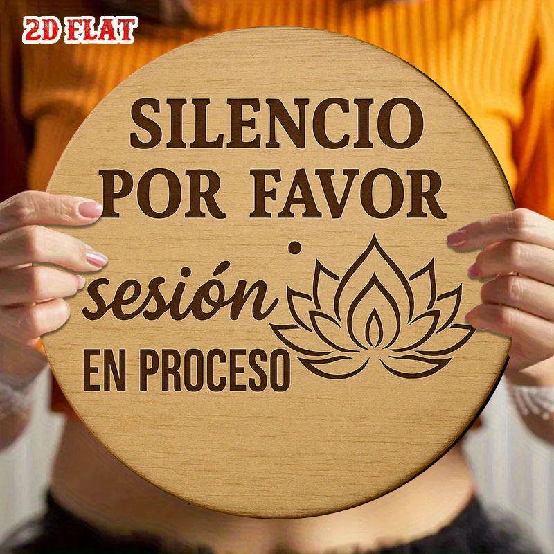 2D Metal Sign Silencio Por Fav - Spa Wellness Yoga recensie en prijs