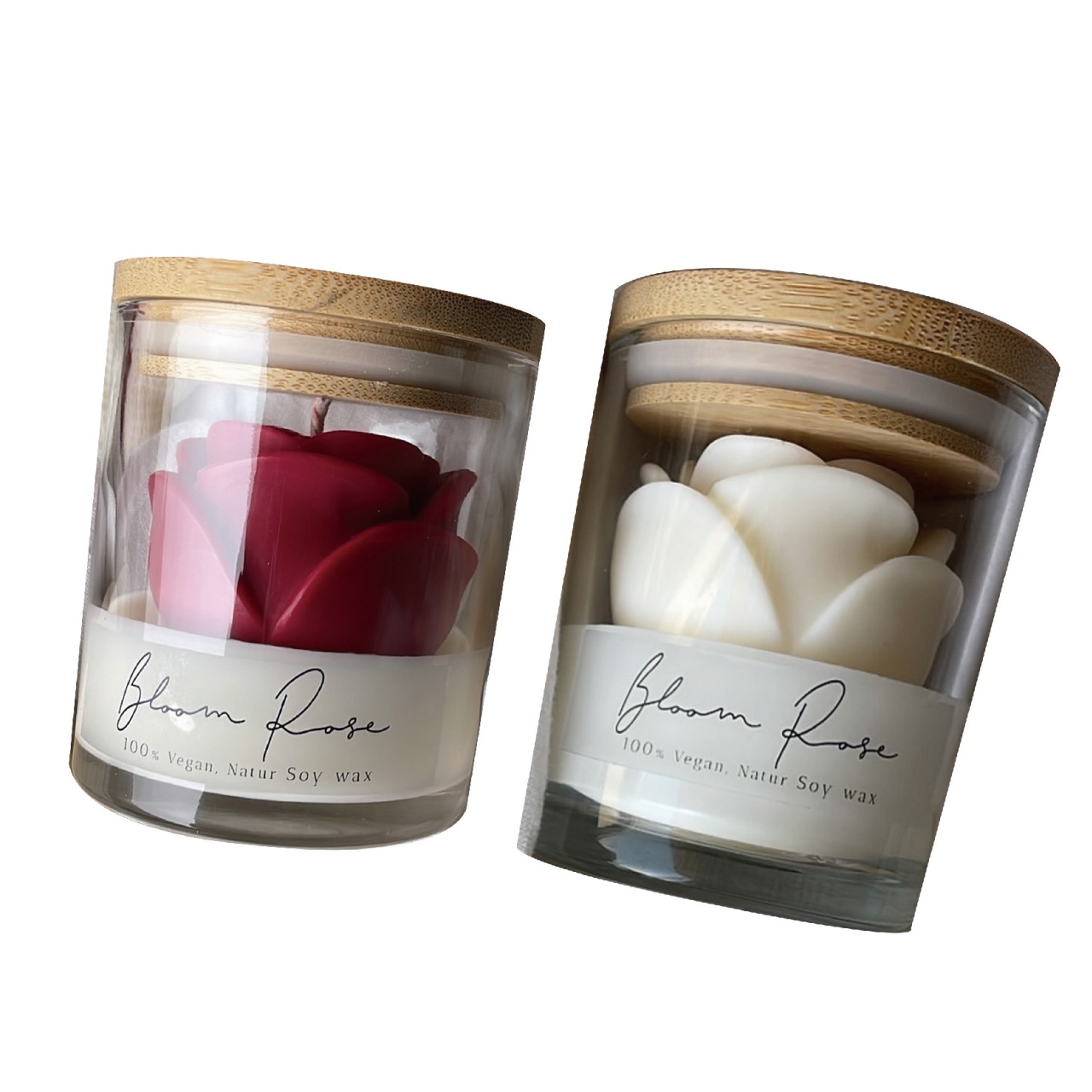 Rose-shaped candles,romantic a - Waxing Kit Home recensie en prijs