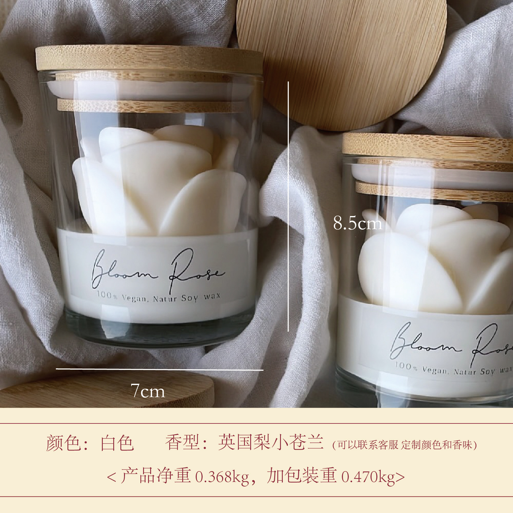 Rose-shaped candles,romantic a - Waxing Kit Home recensie en prijs