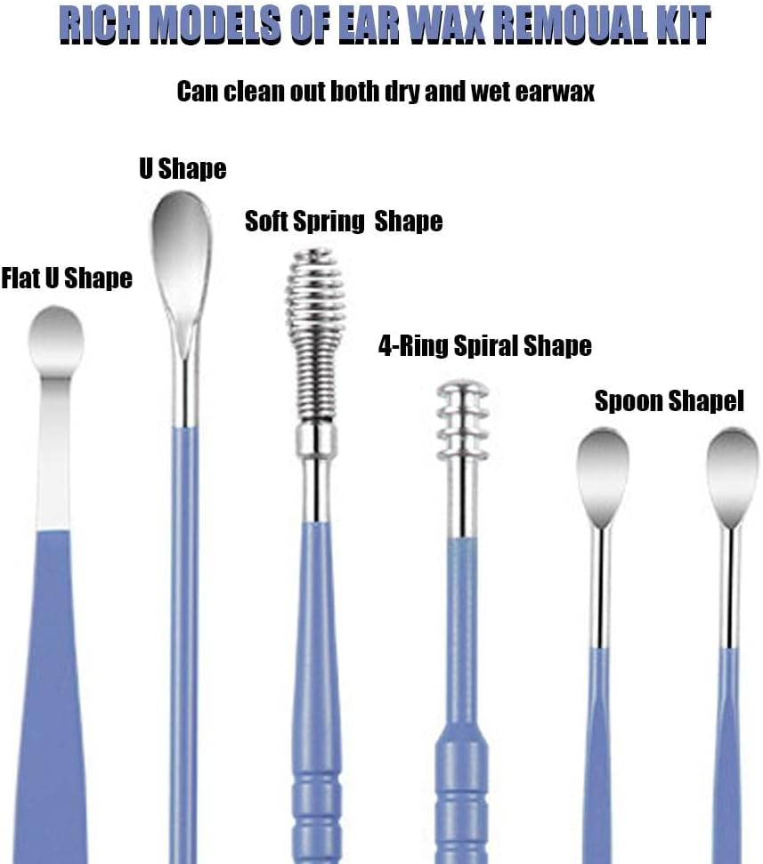 6 Pcs Ear Pick Ear Wax Removal - Waxing Kit Home recensie en prijs