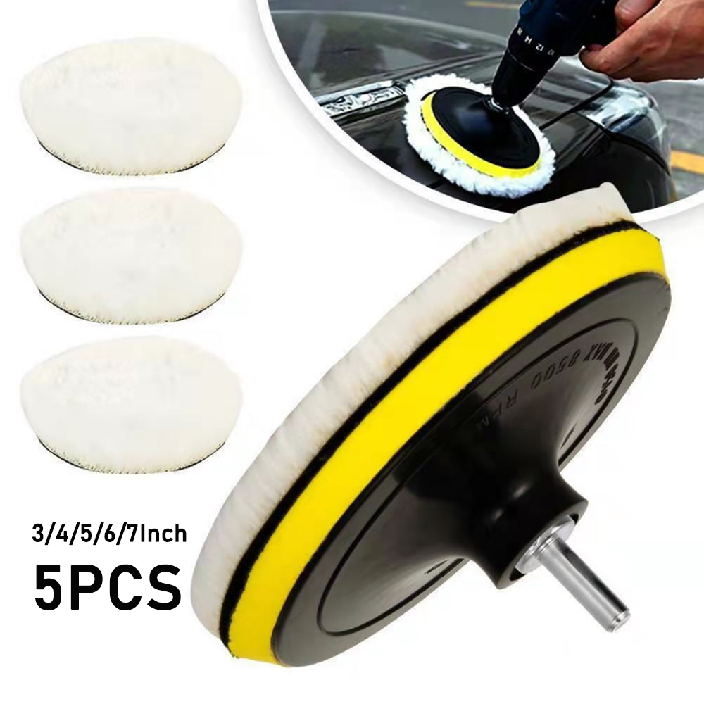 5Pcs 3/4/5/6/7 Inch Car Polish - Waxing Kit Home recensie en prijs