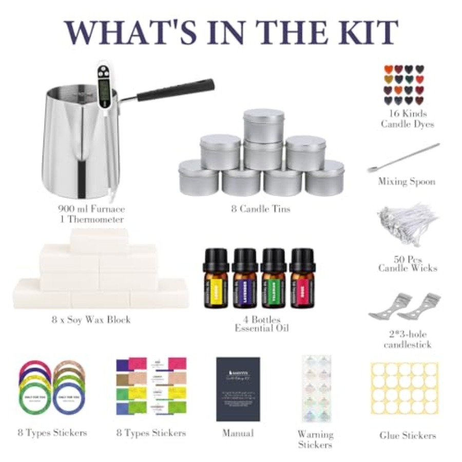 Home DIY Candle Making Kit, Fu - Waxing Kit Home recensie en prijs