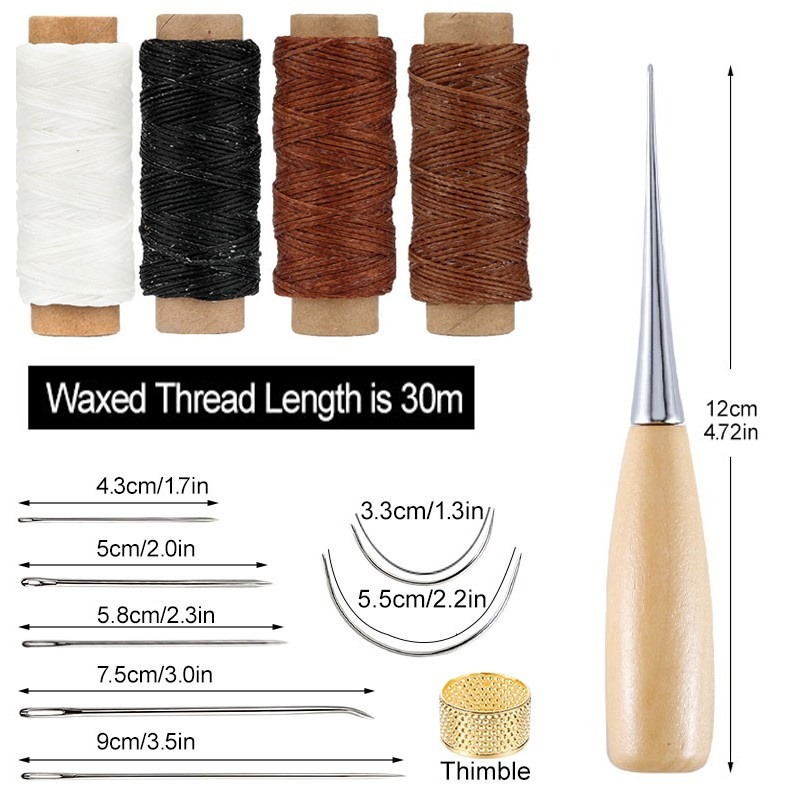 13 Pcs Leather Sewing Set Hand - Waxing Kit Home recensie en prijs