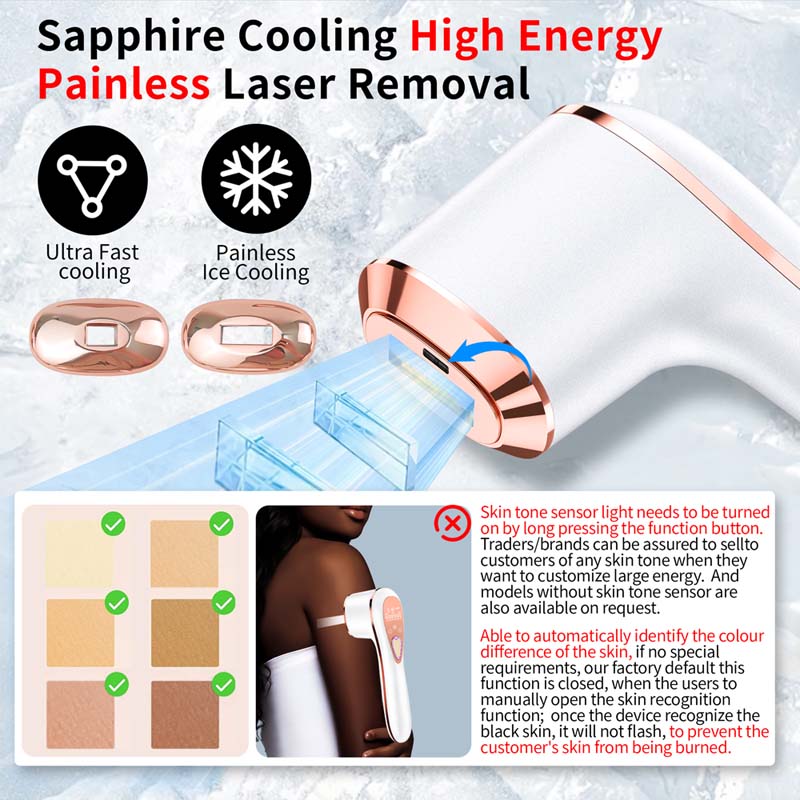 Sapphire Ice Cooling Portable  - Epilator Wireless recensie en prijs